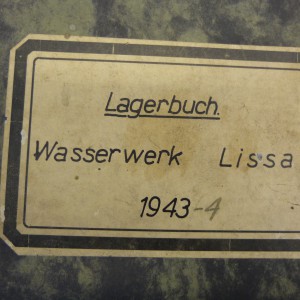 Wodociągi Leszczyńskie - Lagerbuch Wasserwerk Lissa